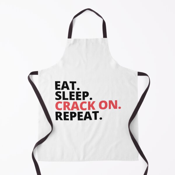Item preview, Eat Sleep Crack On Repeat designed and sold by itsokaybyme.
