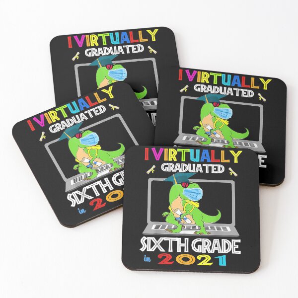 Item preview, I Virtually Graduated 6th Grade Graduation Virtual T Rex  designed and sold by maizreo.