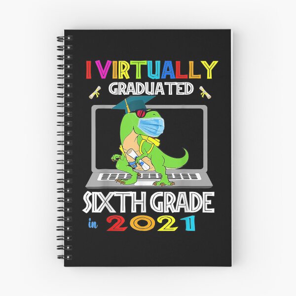 Item preview, I Virtually Graduated 6th Grade Graduation Virtual T Rex  designed and sold by maizreo.