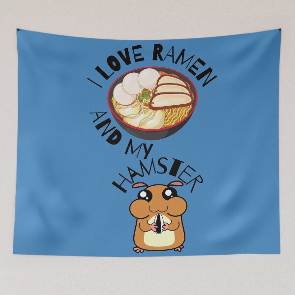 Item preview, I love Ramen and my Hamster, Hamster Lover, Ramen Noodles, Hamster Owner designed and sold by CBNetwork.