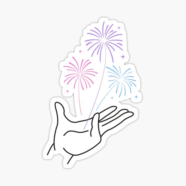 Magical Fireworks Loki Sticker