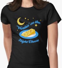Night Cheese Women's Fitted T-Shirt
