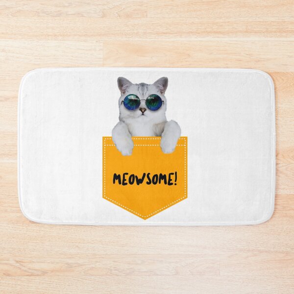 Item preview, Meowsome! A Cool Cat Peeps out of My Pocket. designed and sold by Englishmistress.