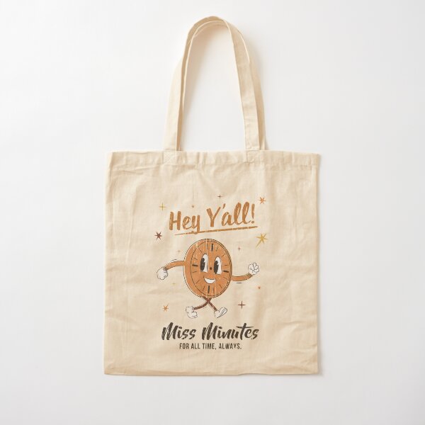 Miss Minutes Cotton Tote Bag