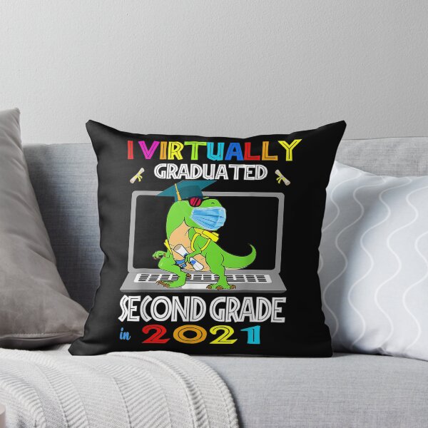 Item preview, I Virtually Graduated 2nd Grade Graduation Virtual T Rex  designed and sold by maizreo.