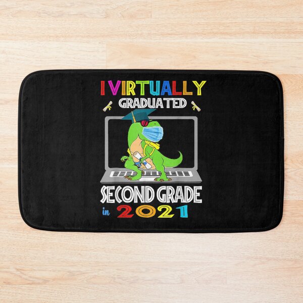 Item preview, I Virtually Graduated 2nd Grade Graduation Virtual T Rex  designed and sold by maizreo.