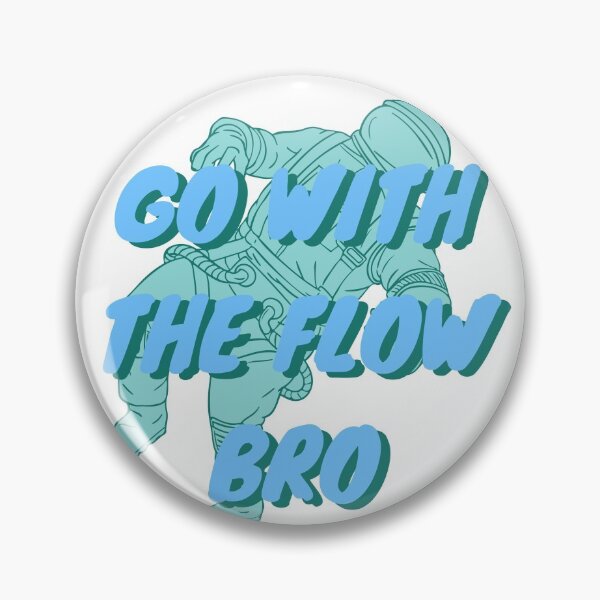 Item preview, Go With The Flow Astronaut designed and sold by SoulScience.
