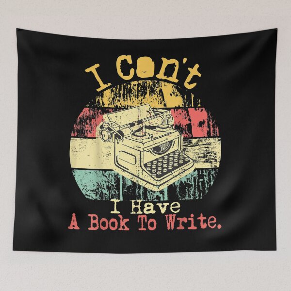 Item preview, I Can't I Have A Book To Write Retro Typewriter Machine  designed and sold by maizreo.