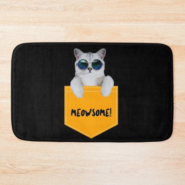 Item preview, Meowsome! A Cool Cat Peeps out of My Pocket. designed and sold by Englishmistress.