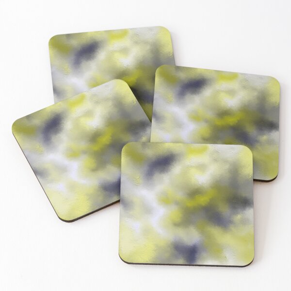 Item preview, Yellow-black textured abstraction. designed and sold by UVI-CA.