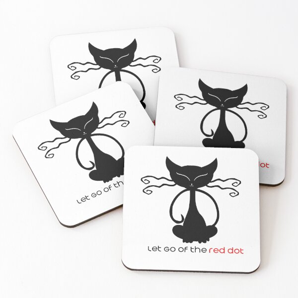 Item preview, let go of the red dot - zen cat designed and sold by keyword1.