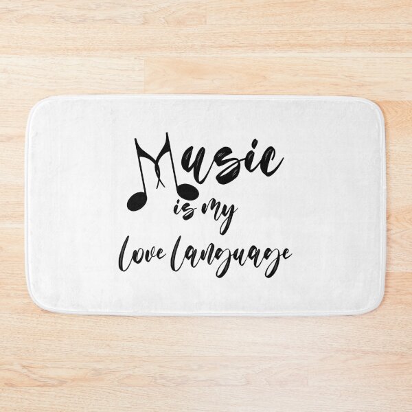 Item preview, Music Is My Love Language (Black) designed and sold by superdumb70.