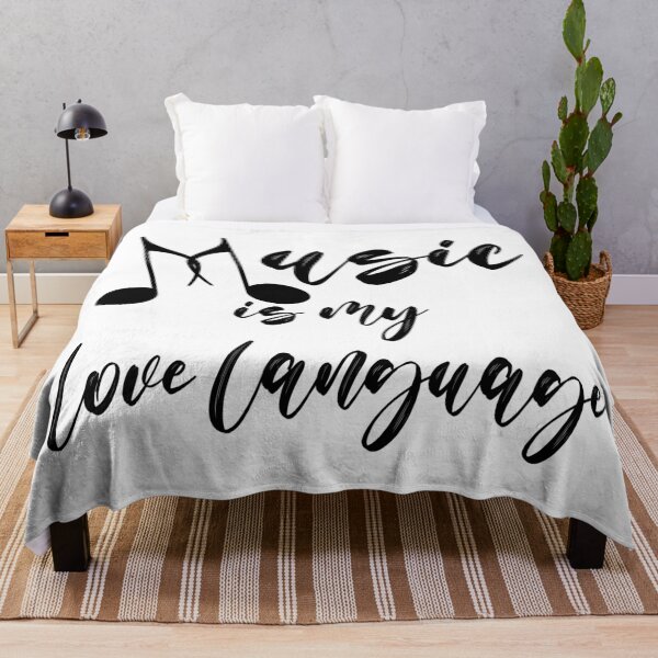 Item preview, Music Is My Love Language (Black) designed and sold by superdumb70.