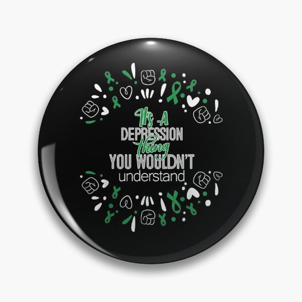 Item preview, It's A Depression Awareness Supporter Ribbon  designed and sold by maizreo.