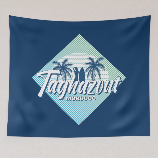 Item preview, Taghazout Morocco Retro Summer Surfing Design designed and sold by CynthiaGraphics.