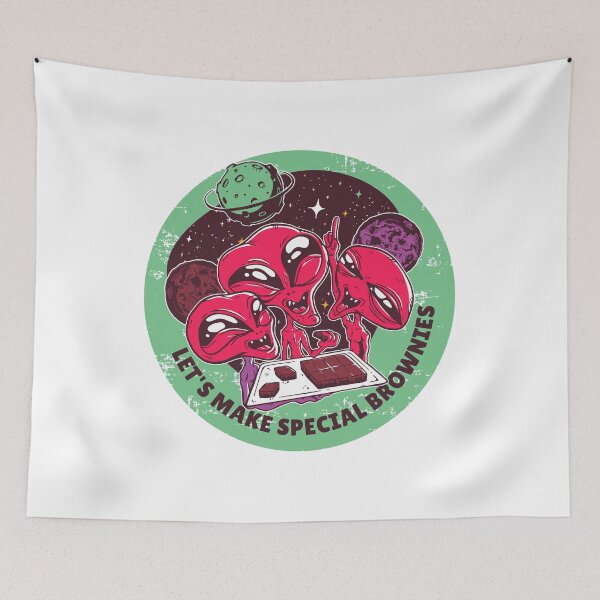 Item preview, ALIENS LET'S MAKE SPECIAL BROWNIES  designed and sold by TRIBExSPACE.