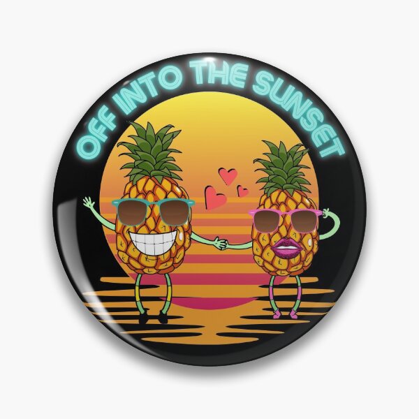 Item preview, Funny Pineapple- Off Into The Sunset Pineapple Lovers  designed and sold by Designs By YL.