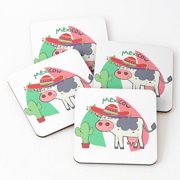 Item preview, Mexicow - Animal pun designed and sold by The Agreeable Raven.
