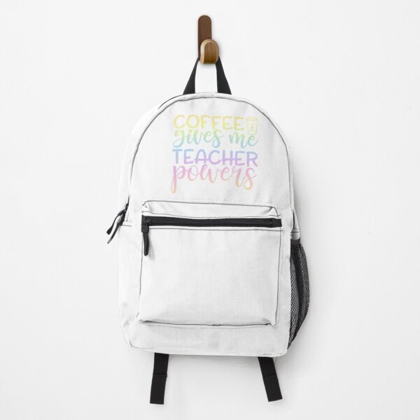 Item preview, Coffee gives me teacher powers - funny teacher quote/gift designed and sold by PickaSticka.