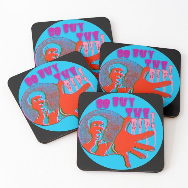 Item preview, Buy the Dip | Crypto Hodler | Vintage | Red and Blue | Pop Aesthetics designed and sold by spinolator.