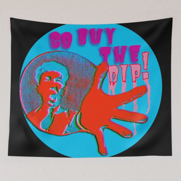 Item preview, Buy the Dip | Crypto Hodler | Vintage | Red and Blue | Pop Aesthetics designed and sold by spinolator.