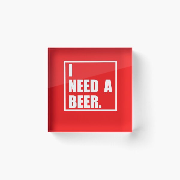 Item preview, Funny I Need A Beer Design designed and sold by eham93.