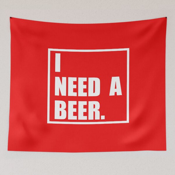Item preview, Funny I Need A Beer Design designed and sold by eham93.