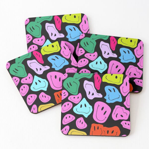 Item preview, Colorful Drippy Melting Smiley designed and sold by Art by Amanda.