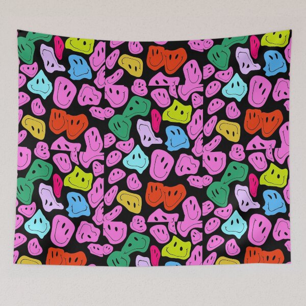 Item preview, Colorful Drippy Melting Smiley designed and sold by Art by Amanda.