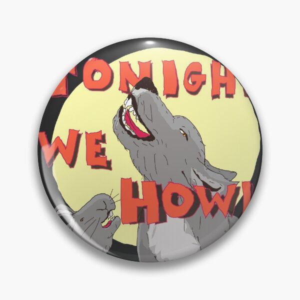 Item preview, Tonight We Howl wolf and rabbit howling at the moon designed and sold by davidscohen.
