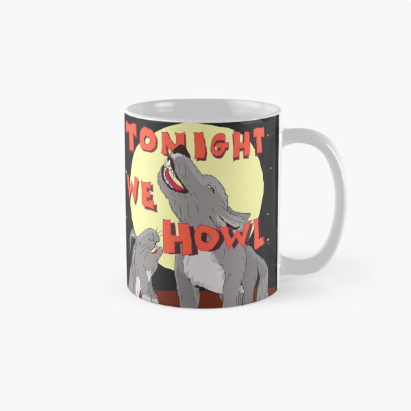 Item preview, Tonight We Howl wolf and rabbit howling at the moon designed and sold by davidscohen.