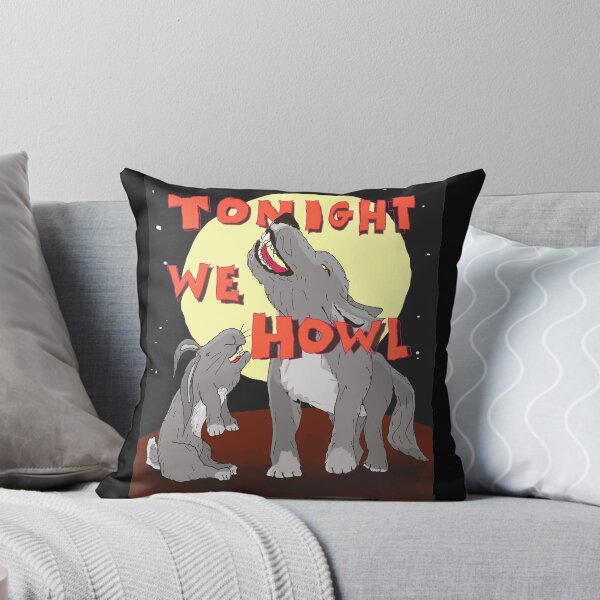 Item preview, Tonight We Howl wolf and rabbit howling at the moon designed and sold by davidscohen.