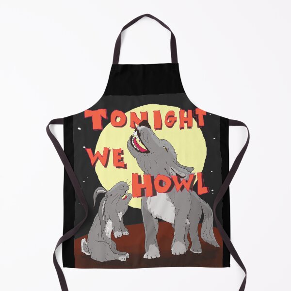 Item preview, Tonight We Howl wolf and rabbit howling at the moon designed and sold by davidscohen.