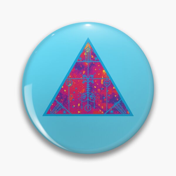 Item preview, warm electric triangular space designed and sold by HiddenStash.