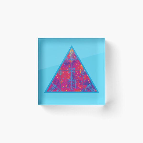 Item preview, warm electric triangular space designed and sold by HiddenStash.