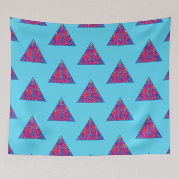 Item preview, warm electric triangular space designed and sold by HiddenStash.