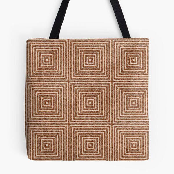 Item preview, Tribal Lozenges Pattern with Faux Raffia Details designed and sold by Octavia Soldani.
