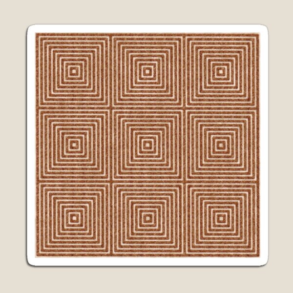 Item preview, Tribal Lozenges Pattern with Faux Raffia Details designed and sold by Octavia Soldani.