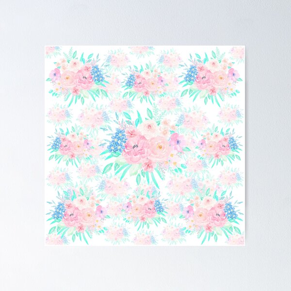 Item preview, Blush Pink Floral Painting designed and sold by InovArtS.