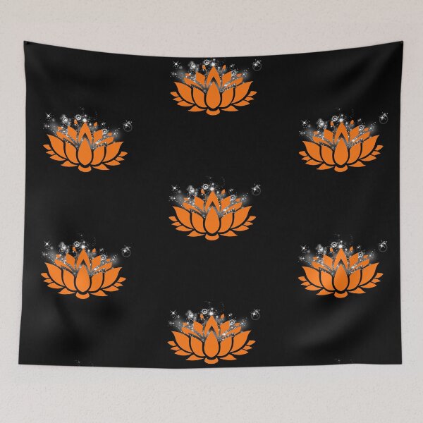 Item preview, Sparkling Summer Lotus In Orange designed and sold by RosieSunflower.
