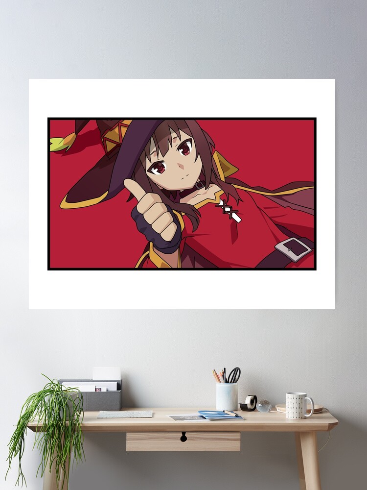 Megumin Thumbs Up Sticker for Sale by Meltey