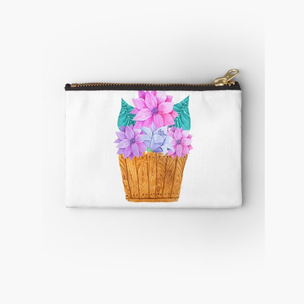 Item preview, Colorful watercolor flower basket designed and sold by gabmenfer.