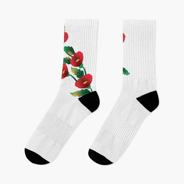 Item preview, Two Bunch of Bright Red Flowers designed and sold by AIGdesign.