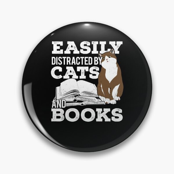 Item preview, Easily Distracted By Cats And Books designed and sold by Marcid95.