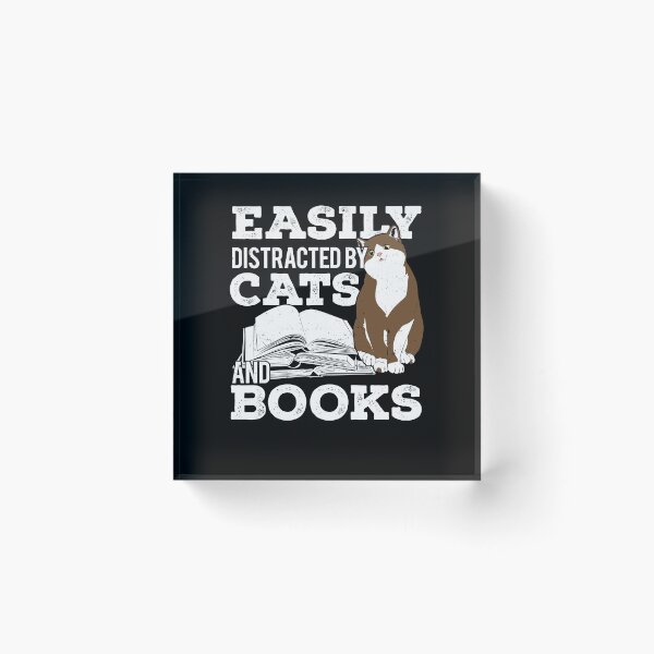 Item preview, Easily Distracted By Cats And Books designed and sold by Marcid95.