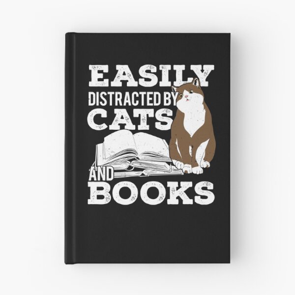 Item preview, Easily Distracted By Cats And Books designed and sold by Marcid95.