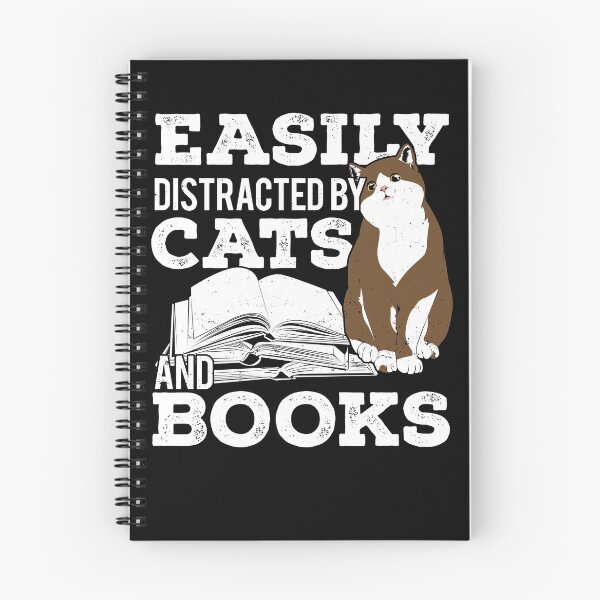 Item preview, Easily Distracted By Cats And Books designed and sold by Marcid95.