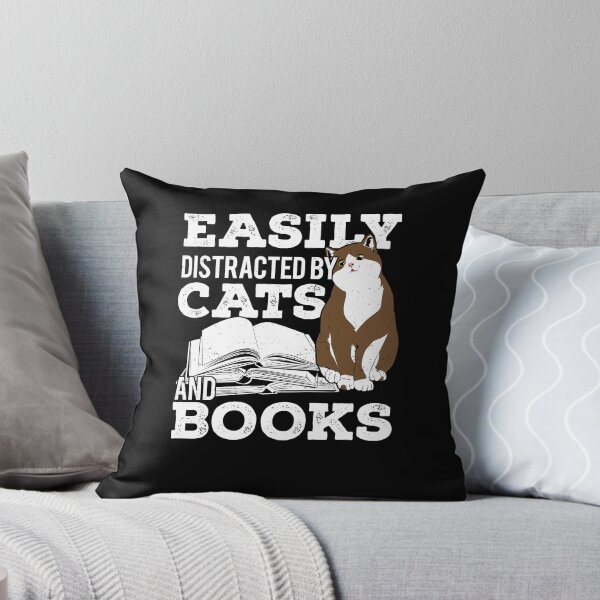 Item preview, Easily Distracted By Cats And Books designed and sold by Marcid95.
