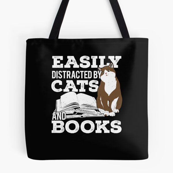 Item preview, Easily Distracted By Cats And Books designed and sold by Marcid95.