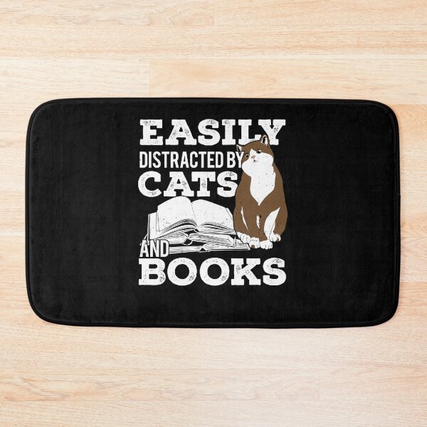 Item preview, Easily Distracted By Cats And Books designed and sold by Marcid95.